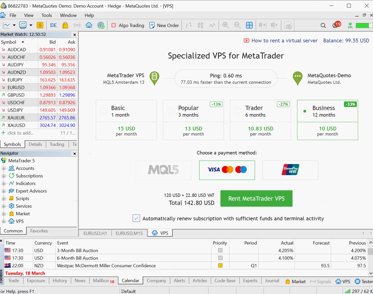 新增了 12 个月 VPS 租赁选项